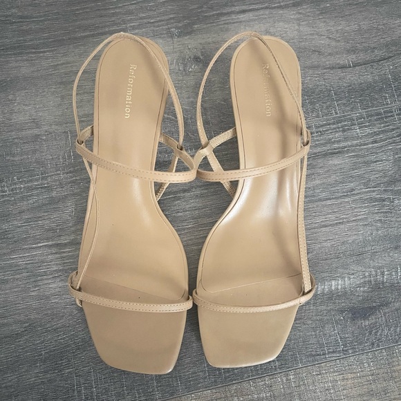 New Reformation Serenity Bare Sandal size 7.5 - Picture 3 of 9